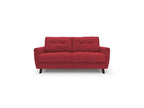 Zensova Canapé lit convertible en Zensova doux imperméable T02 188 cm mat- 140x197 rouge FMSN40419