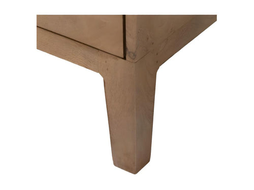 Armoire 1 porte 3 tiroirs Bois de manguier - VERTICA LSAQ24514