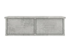 Étagère murale avec tiroirs Gris béton 60x26x18.5 GIUY59974