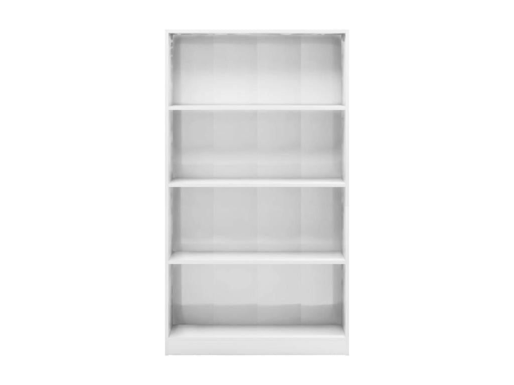 Bibliothèque à 4 niveaux Blanc brillant Zensova ingénierie HUIG03319