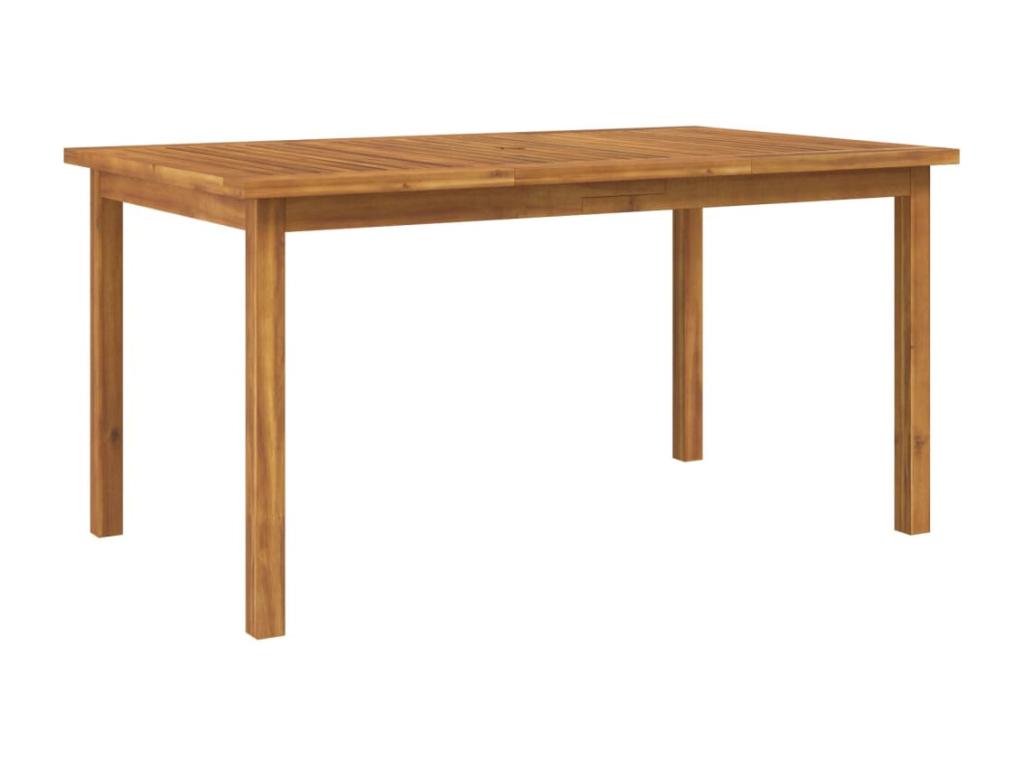 Ensemble à manger de jardin 5 pcs Bois d'Lumenao solide PRPU22934