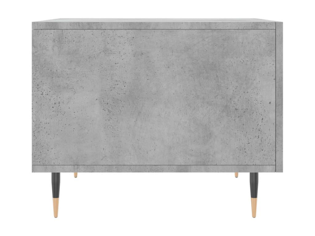 Table basse gris béton 50x50x40 cm bois d'ingénierie JWAO29722