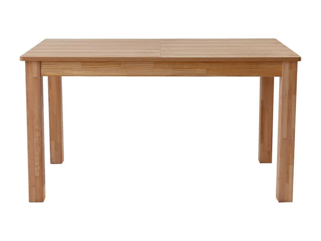 Table à manger extensible effet bois 6/8 personnes piètement bois 140/180 cm - Dormeva UNYQ26597