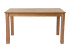 Table à manger extensible effet bois 6/8 personnes piètement bois 140/180 cm - Dormeva UNYQ26597