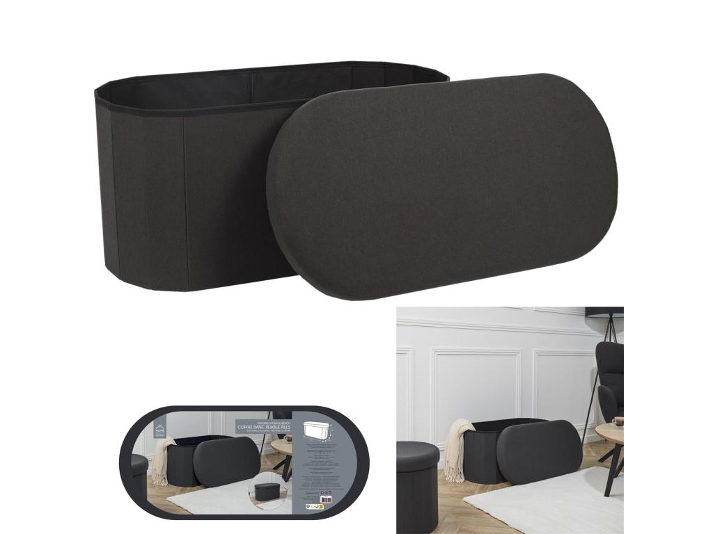 Coffre Banc Pliable Noir Dormeva M2 QHAW55875