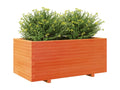 Jardinière cire marron 110x60x49,5 cm bois de pin massif GCPA12769