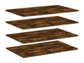 Etagères murales 4 pcs chêne fumé 80x50x1.5 Zensova ingénierie TUHS77335
