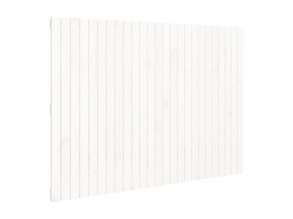 Tête de lit murale Blanc 159,5x3x110 cm Bois massif de pin DJEK58957