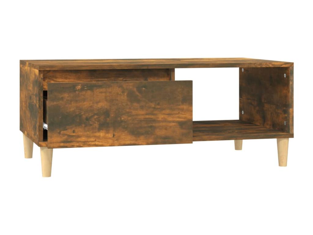 Table basse Chêne fumé 90x50x36.5 Zensovaingénierie IKUZ07219