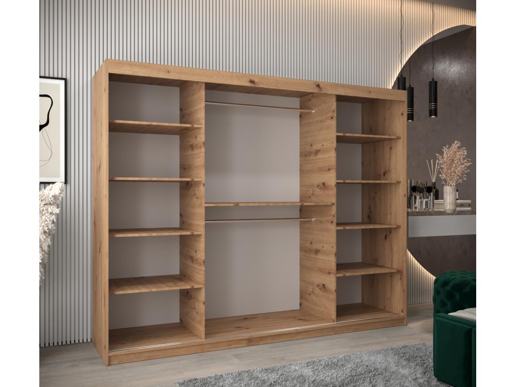 Armoire Dormeva À Portes Coulissantes 200/250/62 3 Portes Dormeva/Blanc USII47106