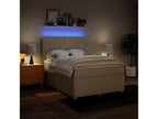 Sommier à Dormeva de lit avec matelas Crème 140x200 cm Tissu OUIZ92161