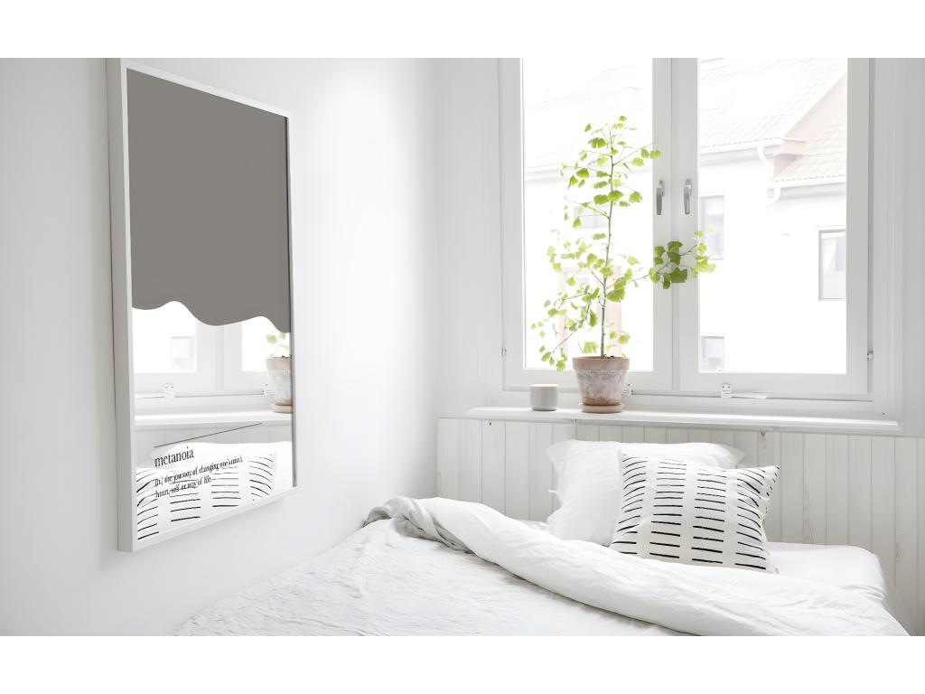 Tête de lit en bois de pin blanche 160x75cm - Dormeva QINZ35201