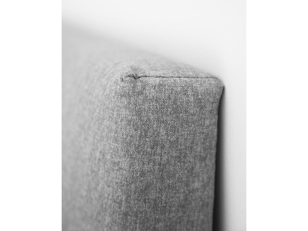 Tête de lit polyester boutons grise 160x80cm - ROC - Dormeva MUMM97293