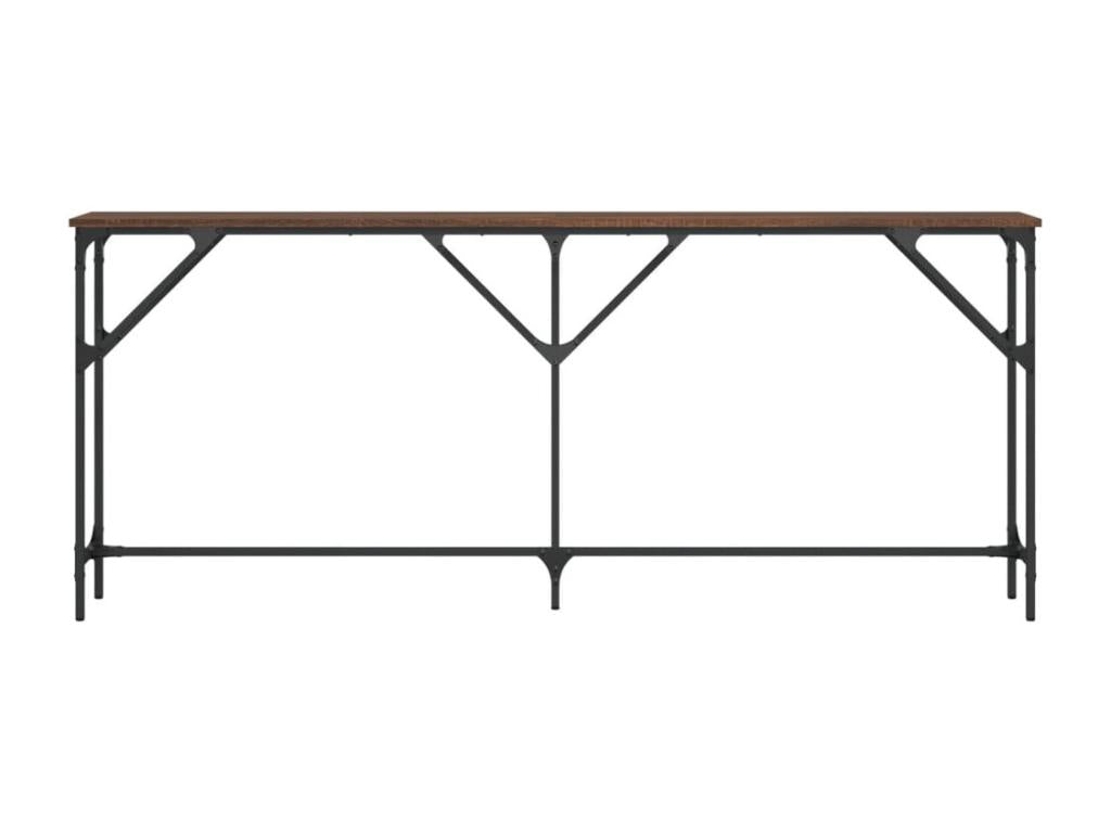 Table console chêne marron 180x23x75 cm Zensova ingénierie AERS32480