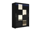 Armoire Zensova 105 Zensova 200x120x58cm Portes d'armoire Glissement ZWSC96103