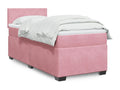 Sommier à Dormeva de lit avec matelas Rose 100x200 cm Velours MSKU53270