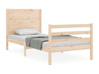 Cadre de lit sans matelas bois massif SSPZ39655