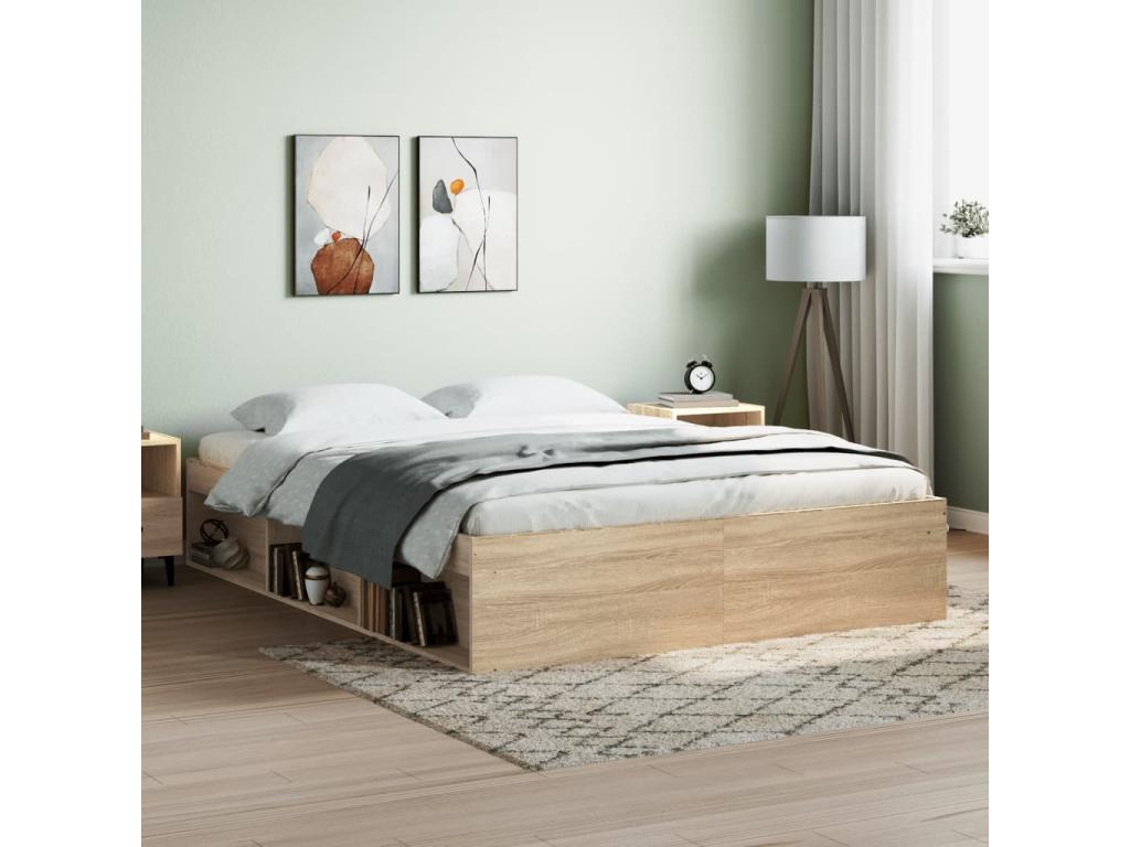 Cadre de lit chêne Dormeva 140x200 cm KSPL93344