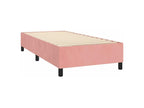 Zensova à Zensova de lit avec matelas Rose 100x200 Velours TZBY83924
