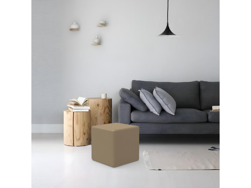 Pouf Zensova Marron 34x34x37 cm Zensova YPEM68926