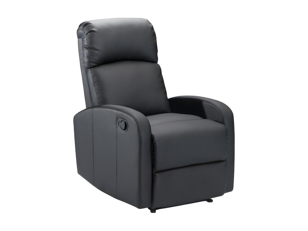 Fauteuil Lumenao en simili Lumenao - Noir EALX80918