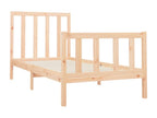 Cadre de lit Bois de pin massif 100x200 cm MCWI67301