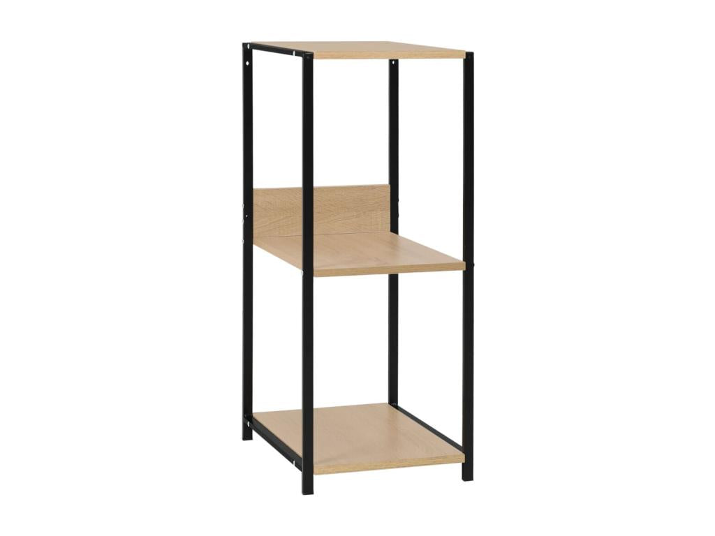 Étagère à livre petite Zensova et chêne 33.5x39.6x79.7cm Aggloméré FRGB84630