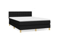 Sommier à Dormeva de lit avec matelas Noir 140x200 Tissu VHBH31309