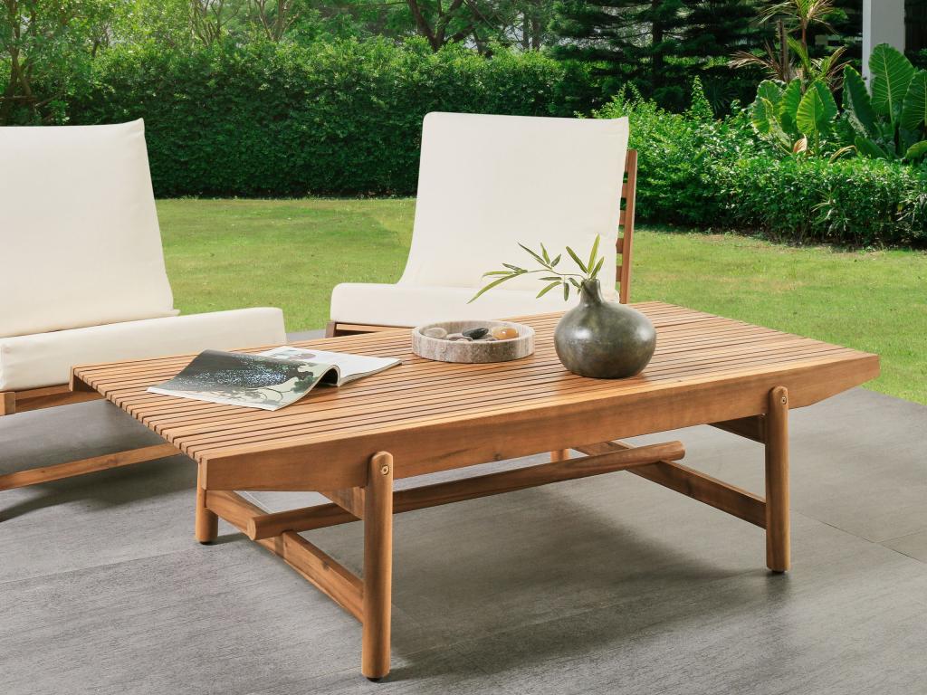 Table de jardin Bois Marron clair Zensova SNGF17345