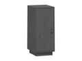 Buffet Gris 34x40x75 cm Bois massif de pin ZCDE12380