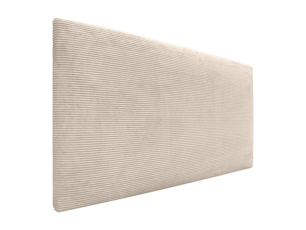 Dormeva Tête de Lit Velours Côtelé Uni 95x60 Lits 80/90 - Beige YSVX24996