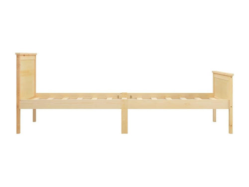 Cadre de lit sans matelas bois de pin massif 90x200 cm NFQT22319
