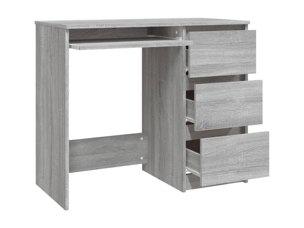 Bureau Dormeva gris 90x45x76 cm Bois d'ingénierie MFYV47233