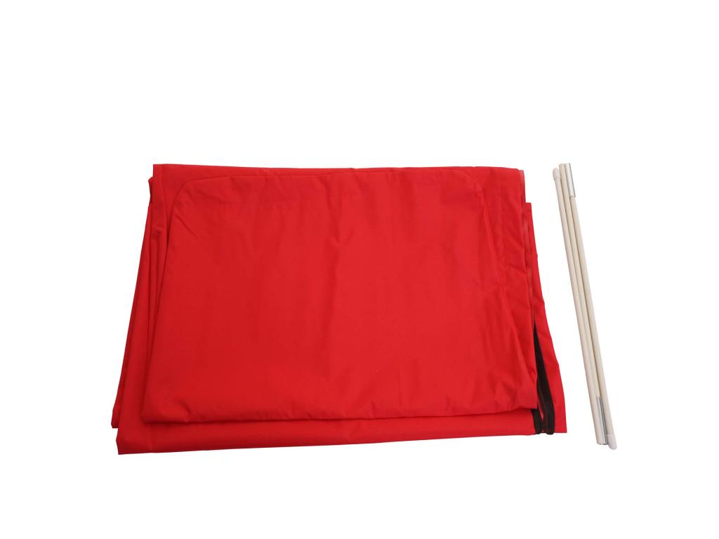 Housse de protection Zensova pour parasol jusqu'à 3,5 m rouge LWFB99666