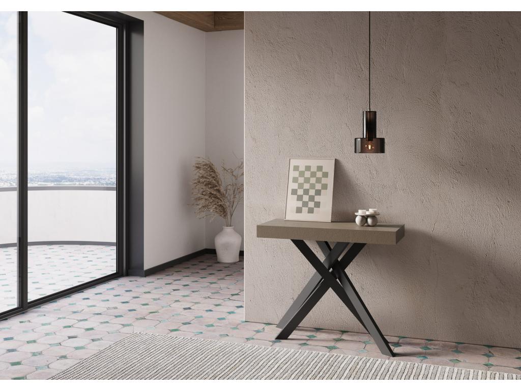 Console extensible 90x40/ 300 cm Zensova pieds anthracite CWKO18815