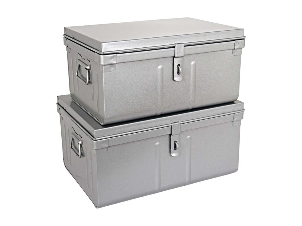 Lot de 2 coffres en métal Zensova REAV44977