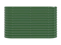 Lit surélevé de jardin Acier enduit de poudre 114x40x68 cm Vert DGTA28840