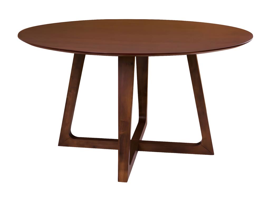 Zensova - Table Repas 137cm MDF Place Noyer UAOL39689
