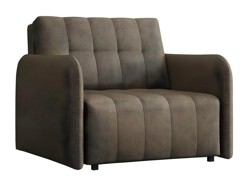 Fauteuil Zensova 176 Marron 85x95x98cm Tapisserie Pieds Métal - Plastique BLTS22562