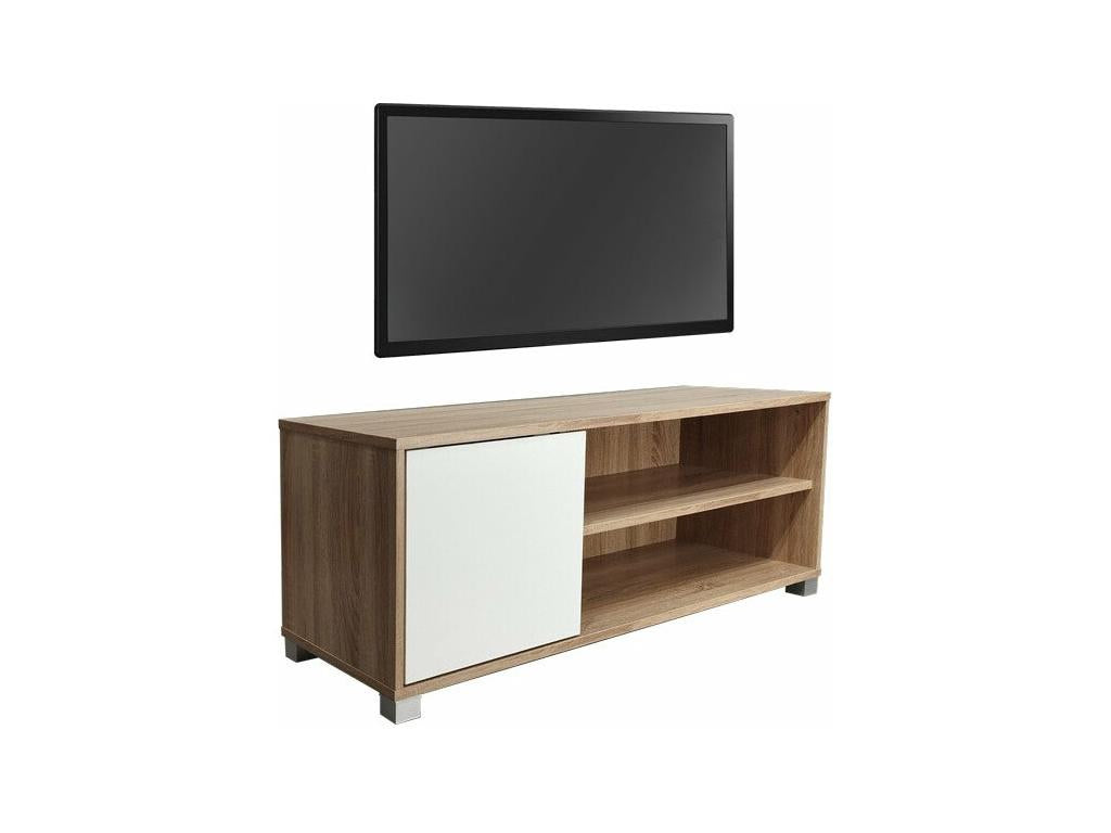 meuble tv Zensova mélamine Zensova-blanc 120x40x41 cm LNVJ99714