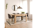 Table à manger extensible en bois naturel 140x74 KLWX55516