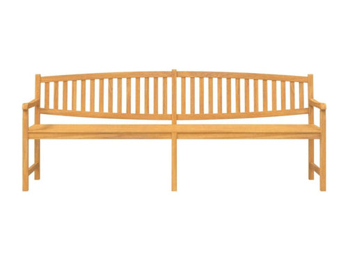 Banc de jardin 228x59.5x90 cm bois de teck solide PLLD02637