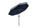 Parasol rond Lumenao bleu nuit FEYM46497