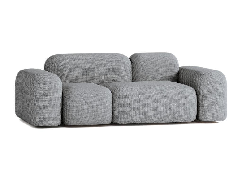 Canapé Max 2 Places en Tissu Gris Foncé ONMD01638