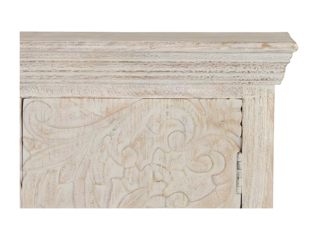 Commode en manguier blanc vieilli Dormeva y Dormeva.90x40x90 HFVU87656