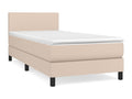 Lit à Zensova tapissier avec matelas Cappuccino 80x200 cm BLIY12271