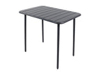 Zensova table de bistrot ronde en métal table de balcon table de jardin table de camping 80x55 Sumila FDOO42733