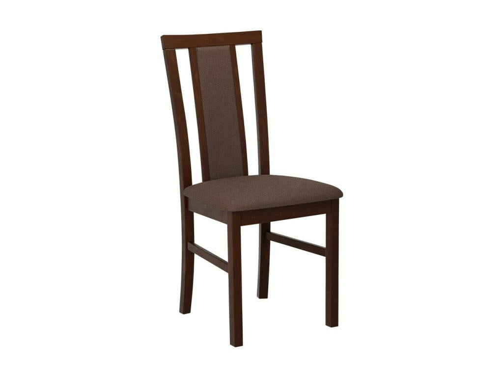 Chaise Dormeva 157 Marron - Noix 93x43x40cm Tapisserie En bois Bois UEWH20394