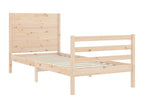 Cadre de lit sans matelas bois massif SSPZ39655