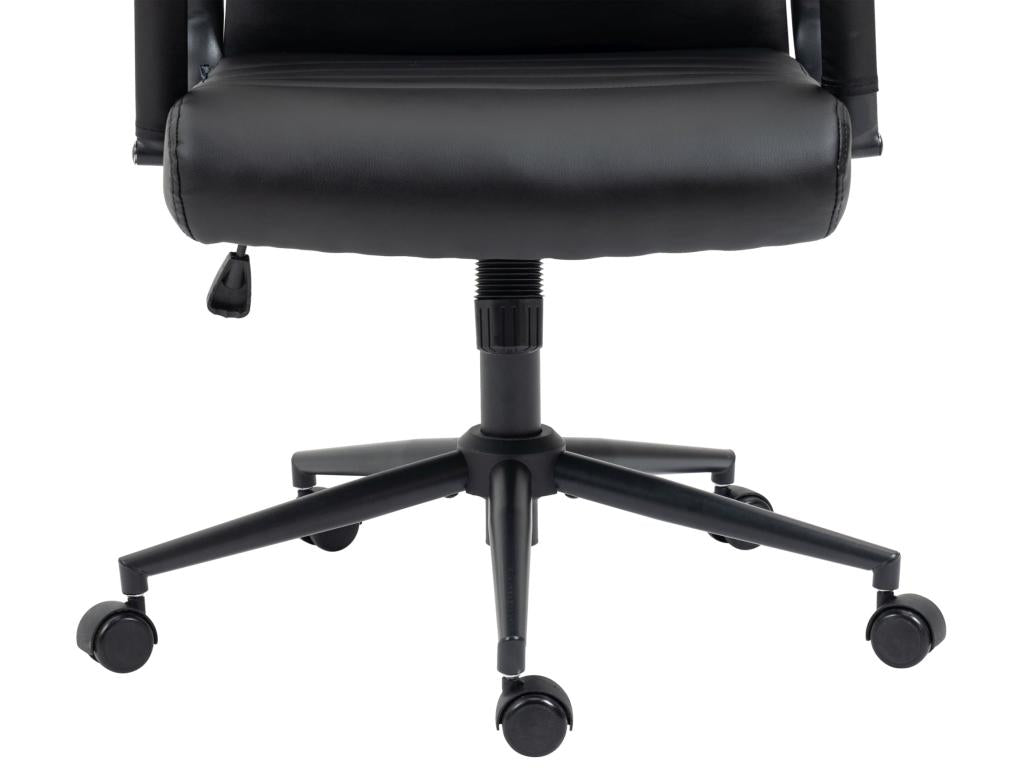 Chaise de bureau - Similicuir - Noir / Noir - Dormeva BNGY38284